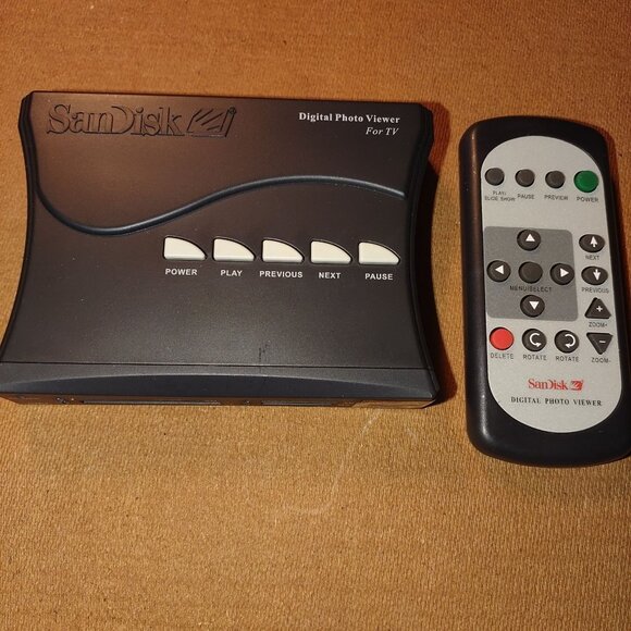 SanDisk Digital Photo Viewer For TV With Remote Cables & Power Adapter - Picture 4 of 10